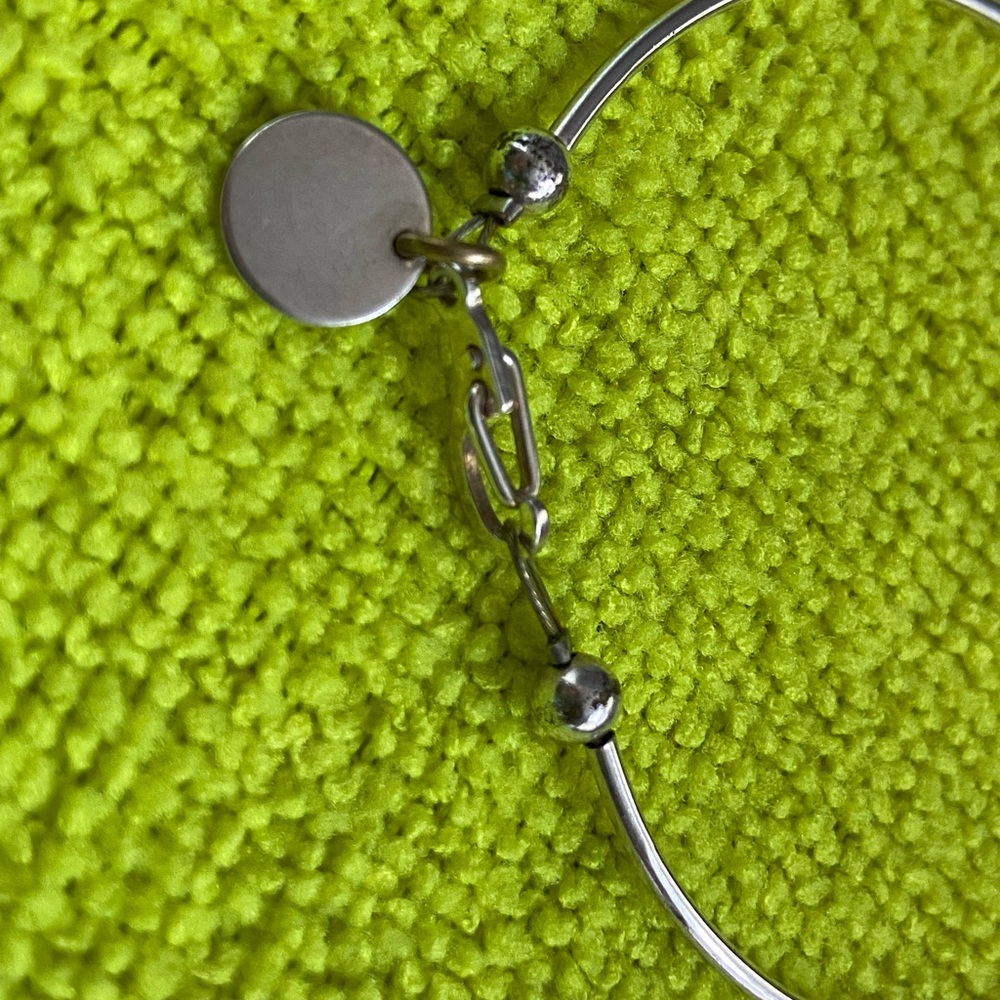 Silver 9 beads bracelet - Picture 4 of 5